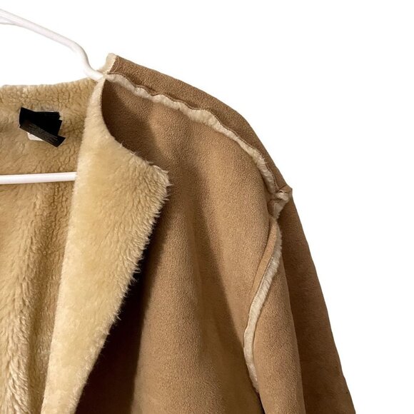 Axcess Liz Clairborne faux fur winter warm comfortable cardigan style top jacket - Picture 2 of 7